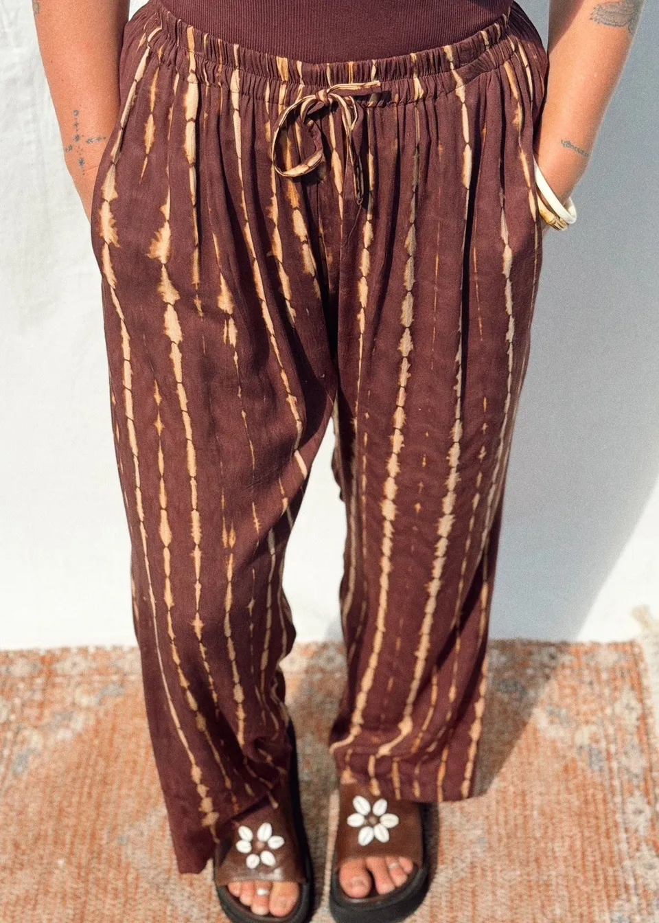 Gypsea Sol Wild Wanderer pantaloni larghi taglia S