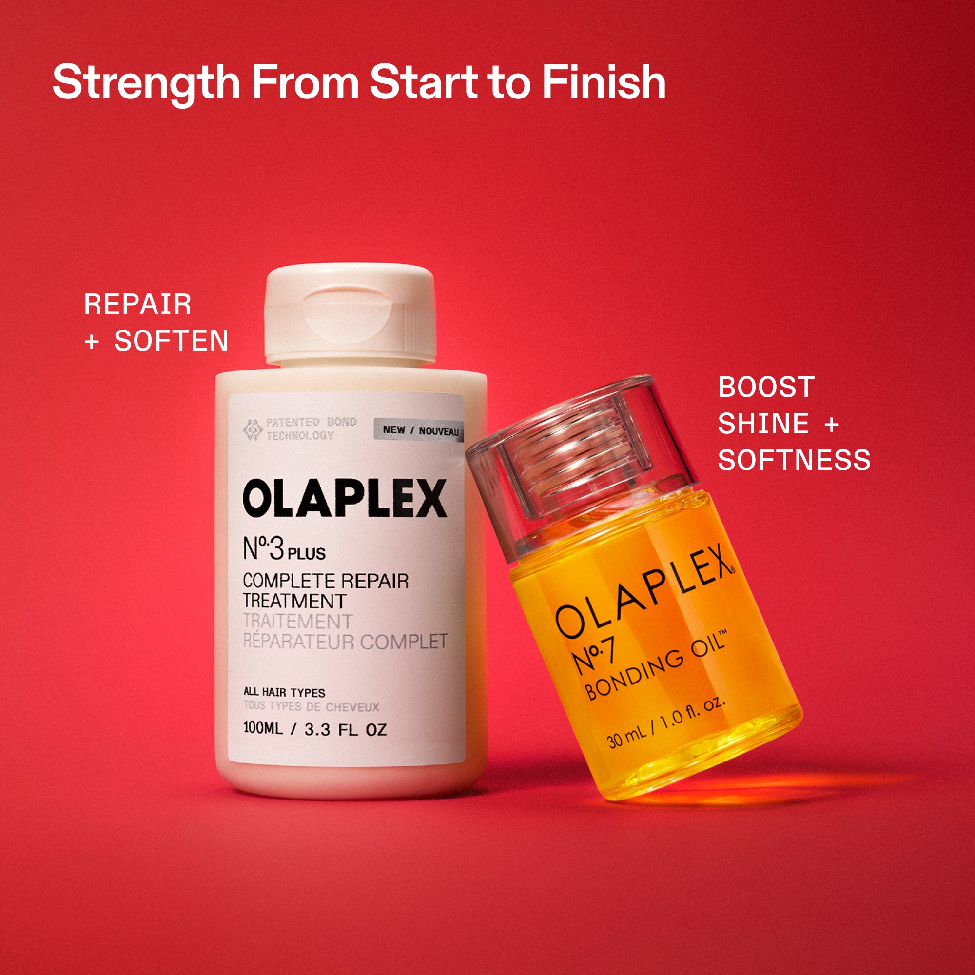 Olaplex Strength & Shine set trattamento N.3Plus 100 ml + olio N.7 30 ml