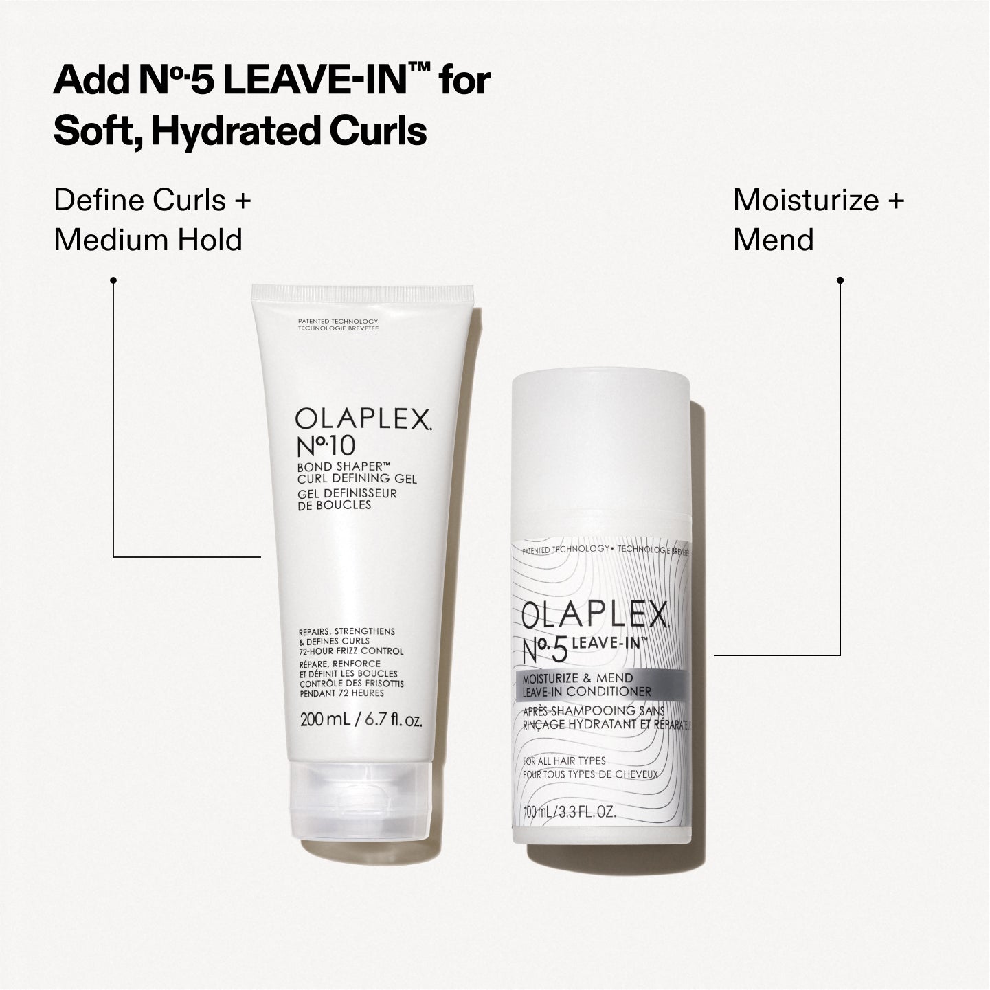 Olaplex N°10 Bond Shaper gel ricci tenuta flessibile