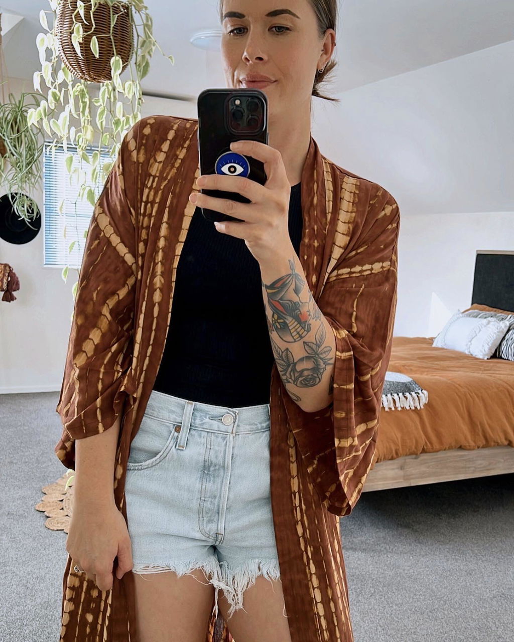 Gypsea Sol Gypsea Goddess Kimono tie-dye taglia unica