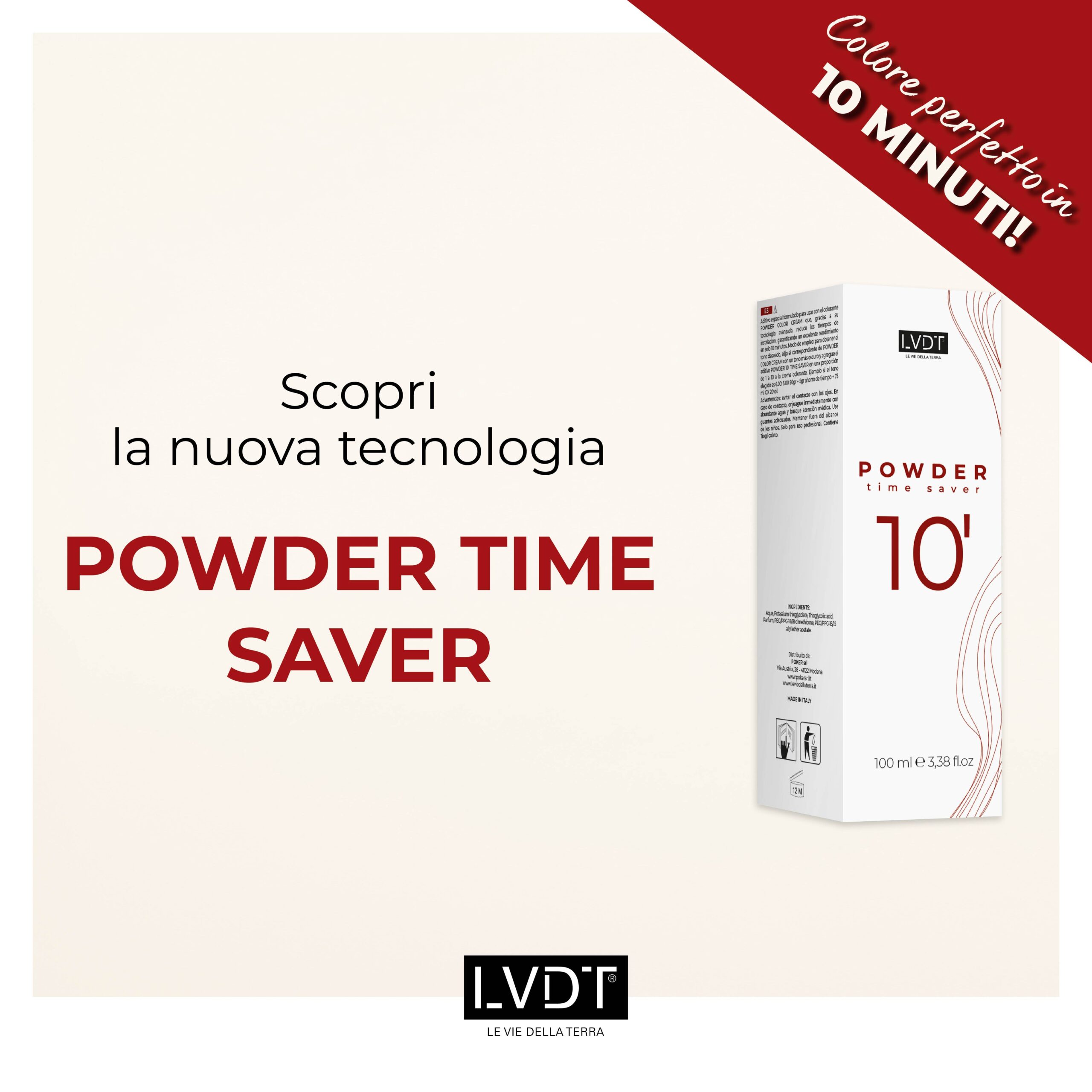 Le Vie Della Terra Powder Time Saver 10' 100ml posa rapida