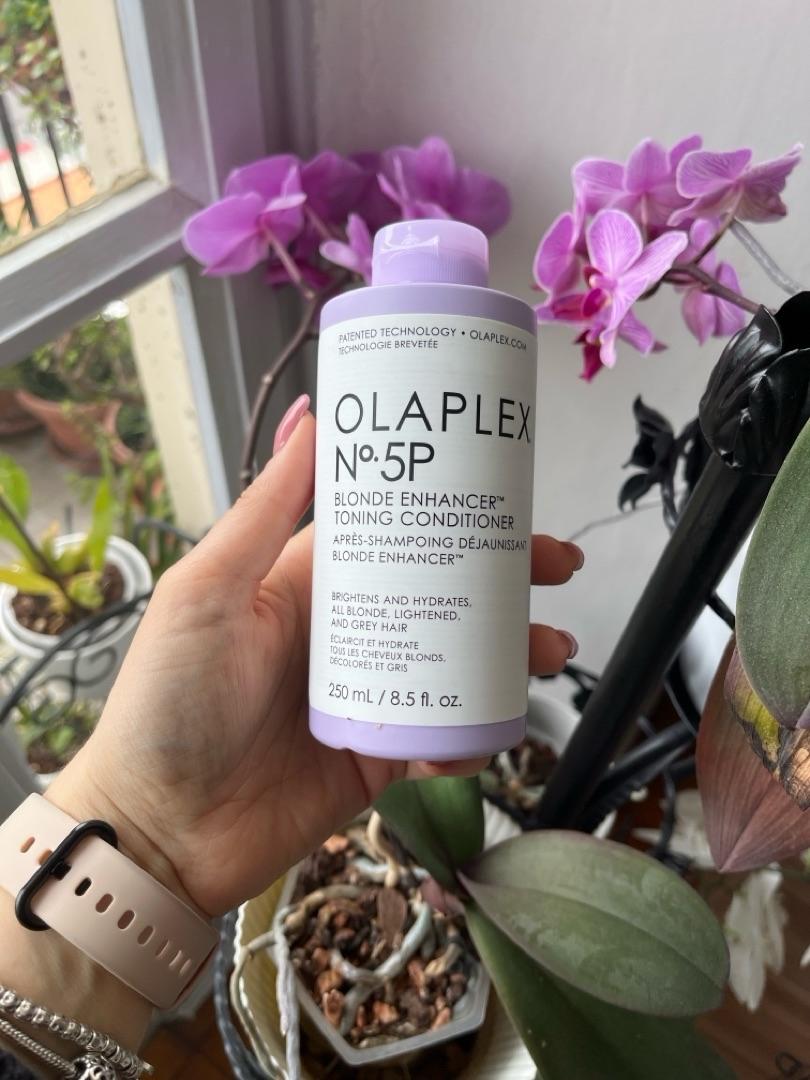 Olaplex Blonde Enhancer set litri shampoo balsamo viola