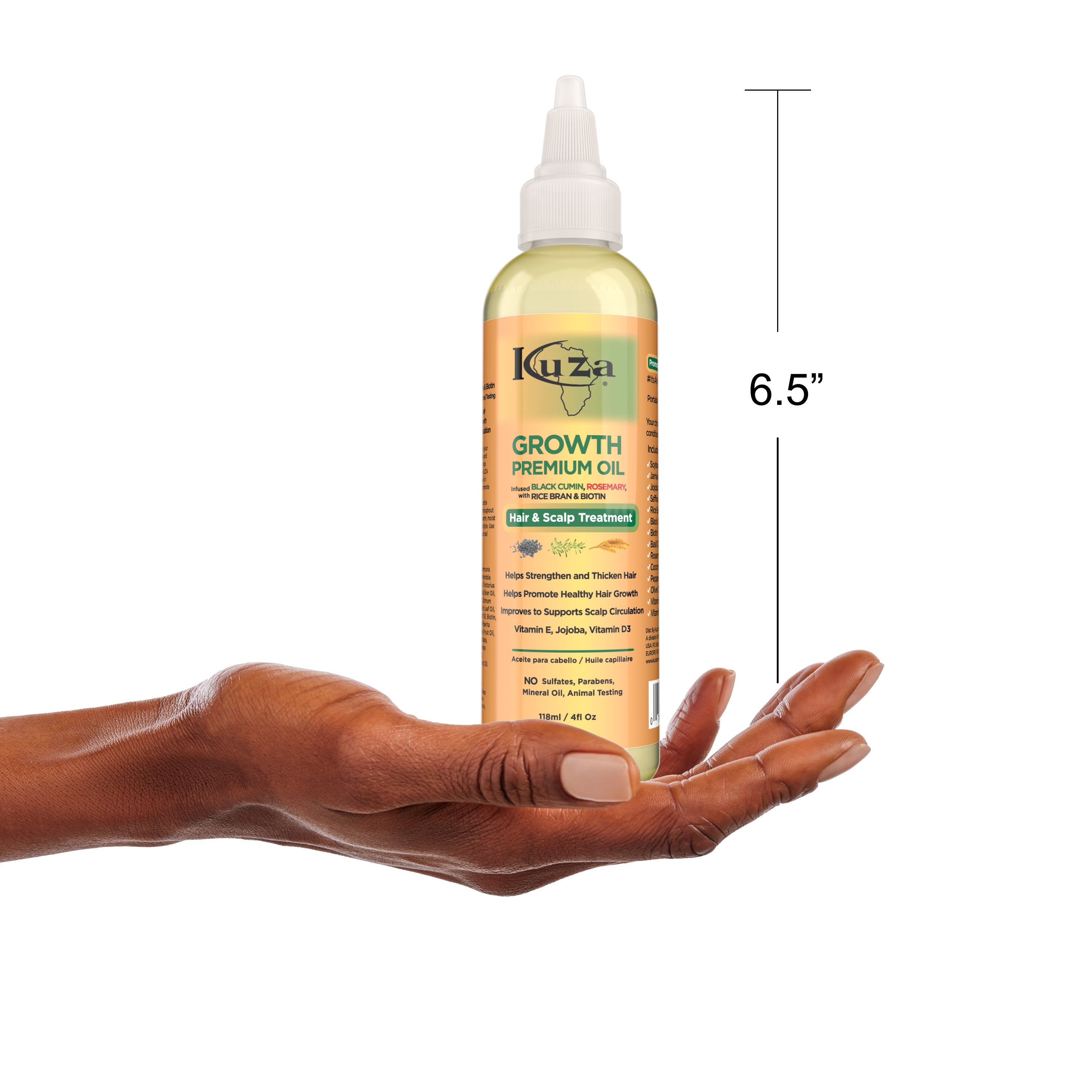 Kuza Growth Premium Oil olio capelli 118 ml crescita