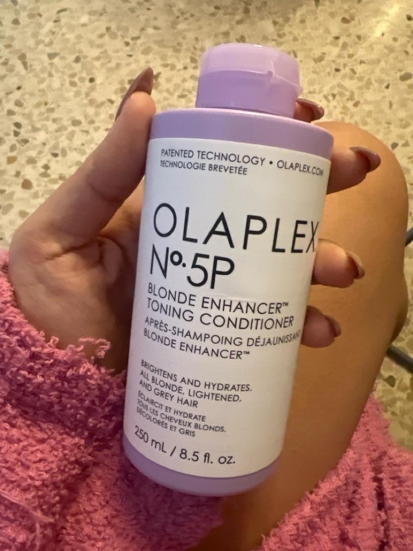 Olaplex Blonde Enhancer set litri shampoo balsamo viola