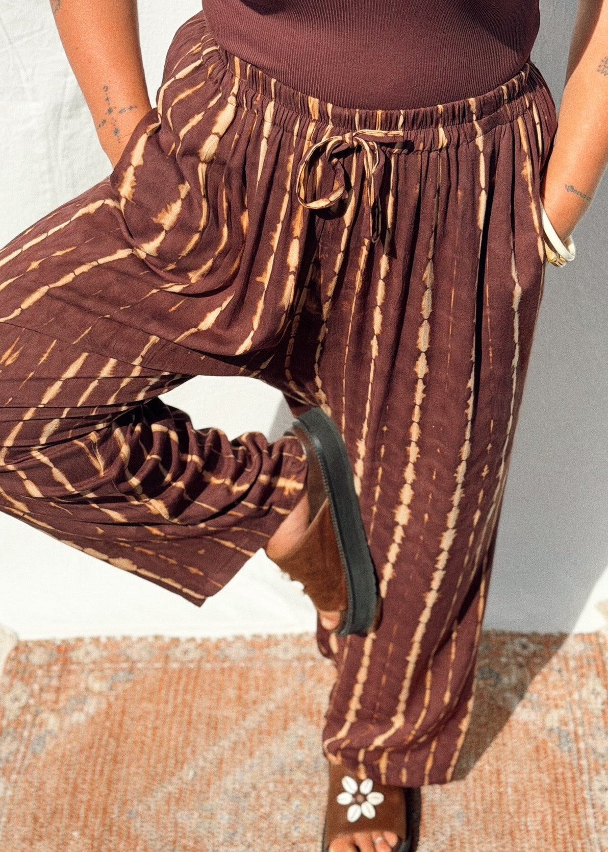 Gypsea Sol Wild Wanderer pantaloni larghi taglia S