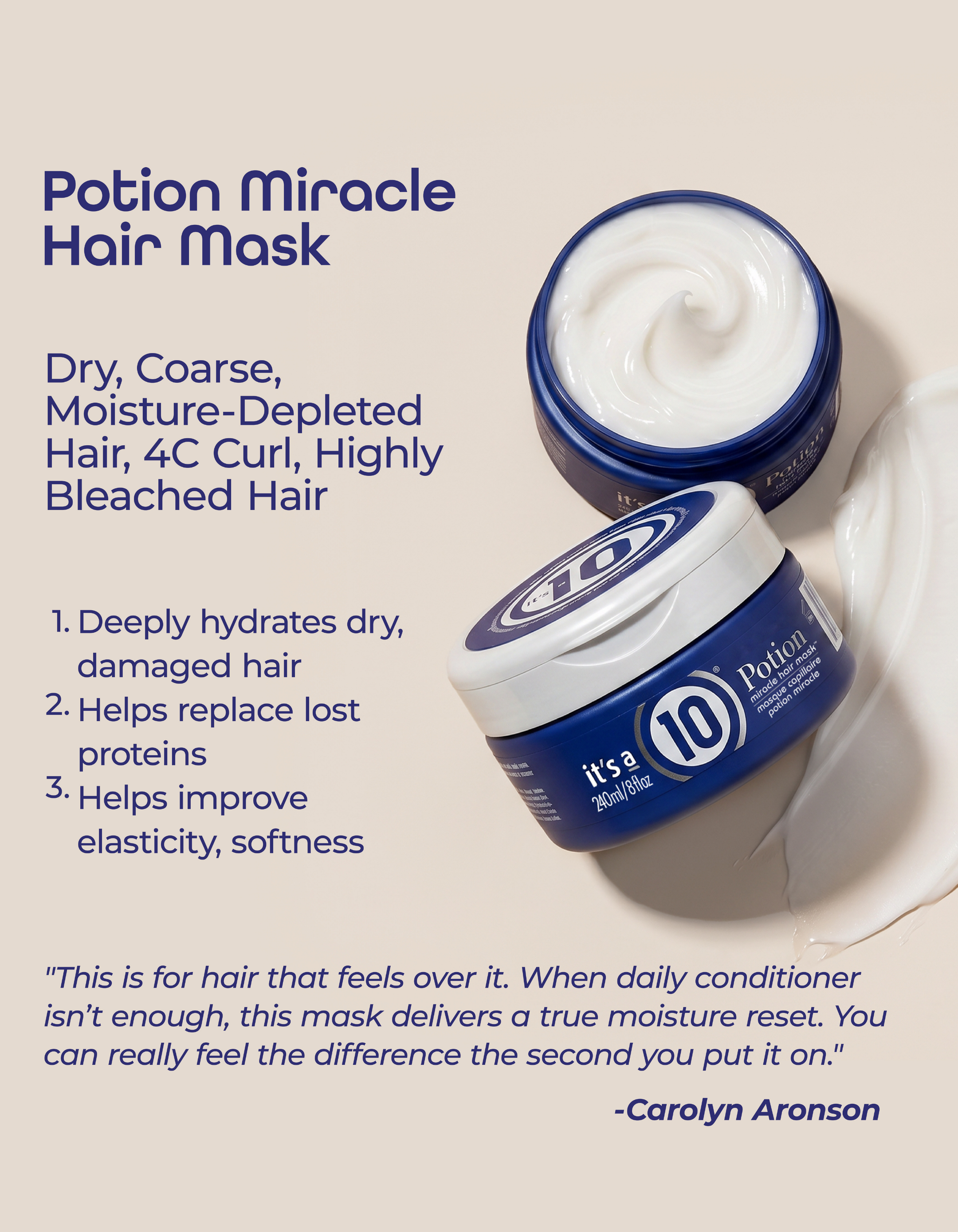 It's a 10 Potion Miracle Hair Mask maschera 237 ml capelli danneggiati