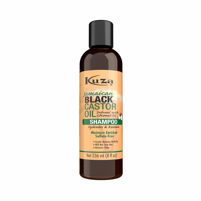 Kuza Jamaican Black Castor Oil shampoo capelli cocco 237 ml delicato