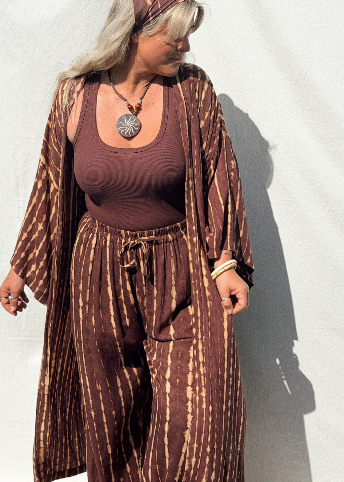 Gypsea Sol Wild Wanderer pantaloni larghi taglia S