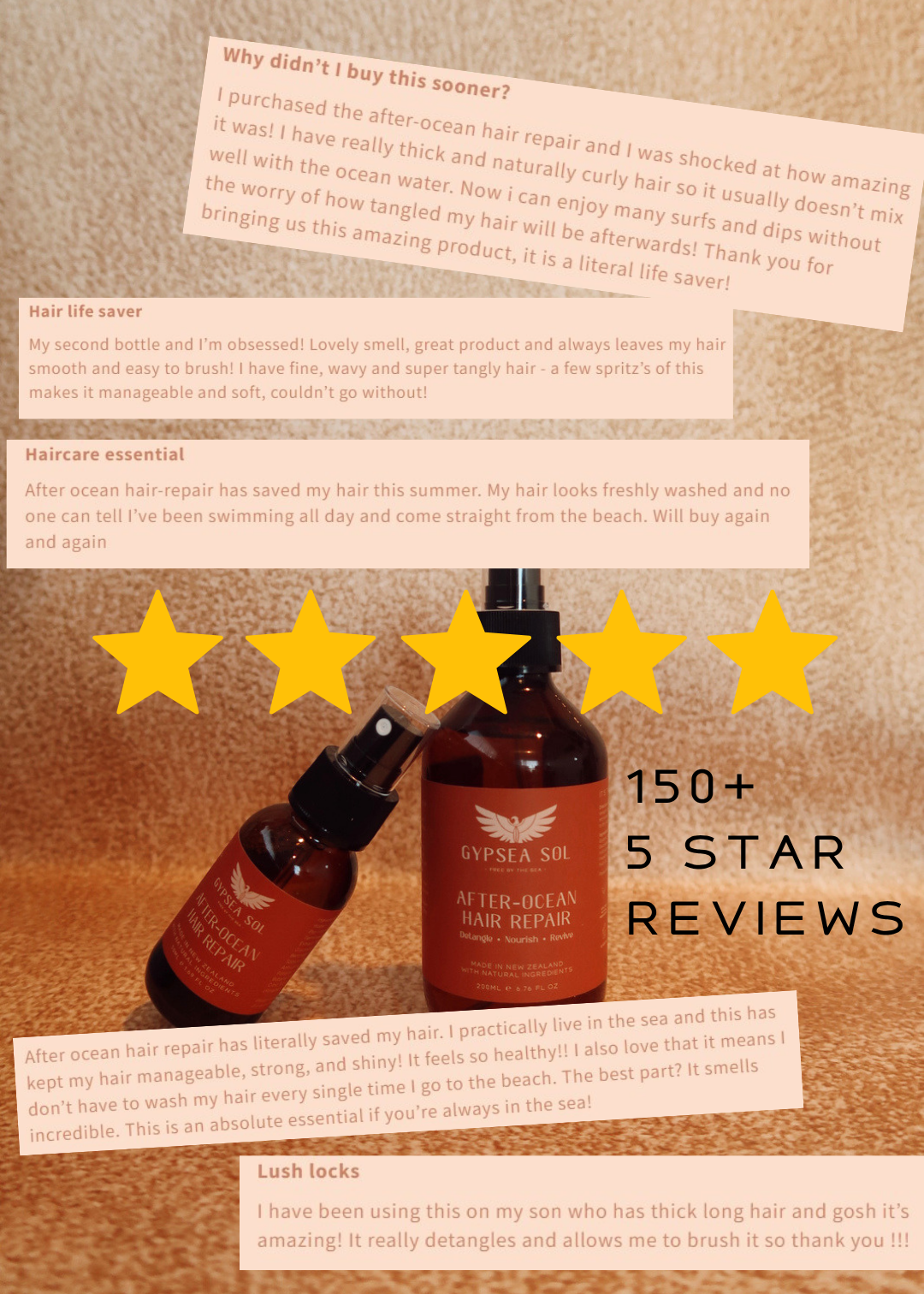 Gypsea Sol After-Ocean Hair Repair balsamo leave-in 200ml riparatore