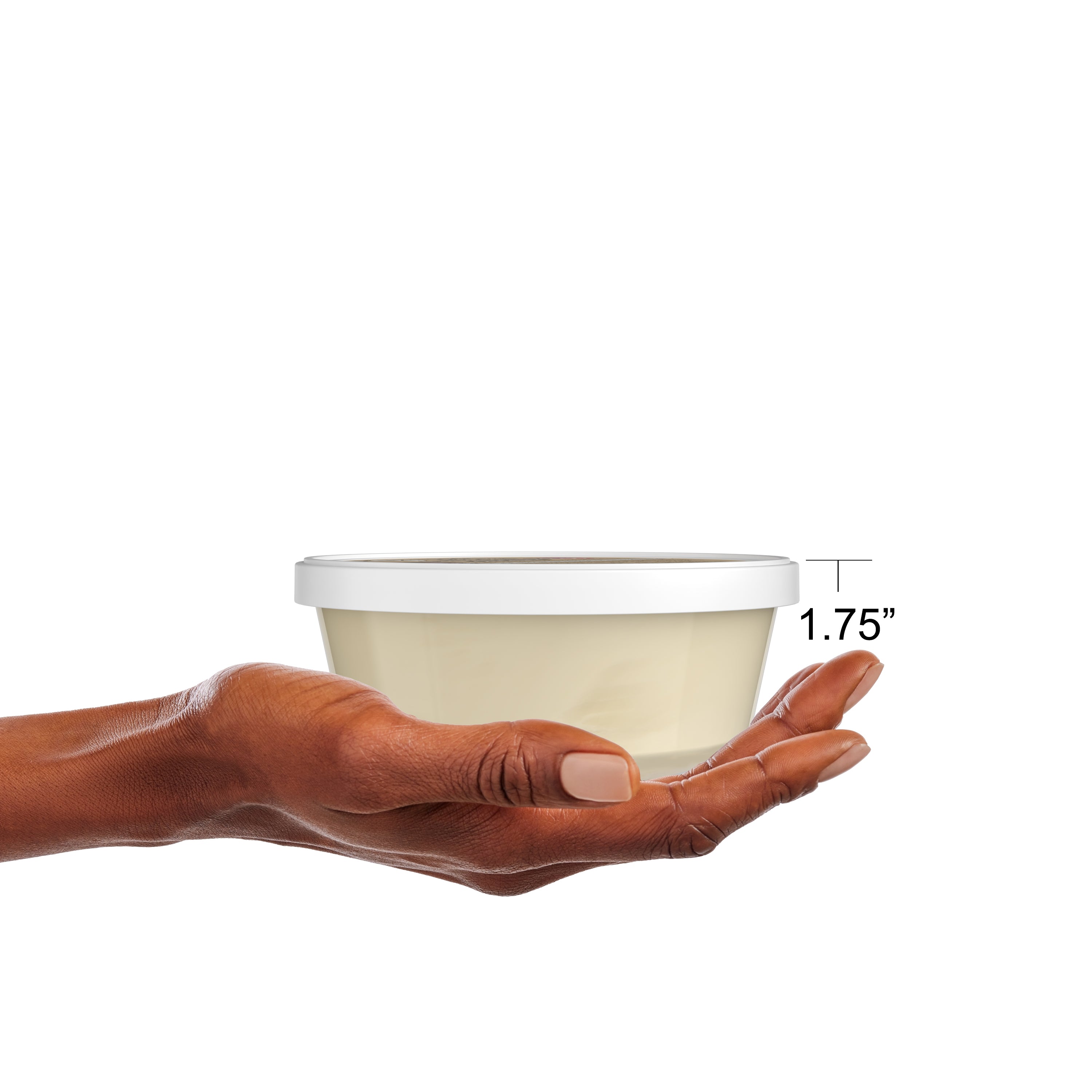 Kuza African Shea Butter burro karitè 8 oz bianco cremoso