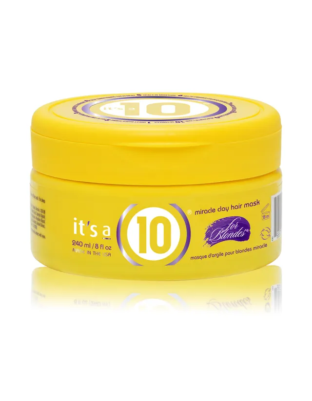 It's a 10 Miracle Clay Hair Mask for Blondes maschera 8 oz viola